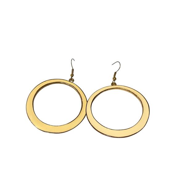 CIRCLE HOOP EARRINGS - Picture 1 of 3